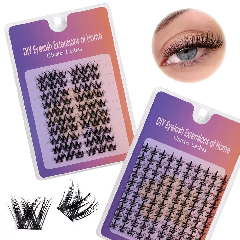 

Volume Manga Lash Clusters Anime Cosplay Individual Lashes Spiky Thin Band False Eyelashes DIY at Home