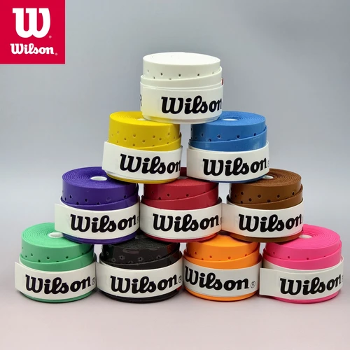 Imagen 1 del producto Juego de tenis Original Wilson, raqueta de tenis de bádminton, accesorios de entrenamiento, embalaje absorbente de sudor, agarre de bádminton, 10/15/30/80/160