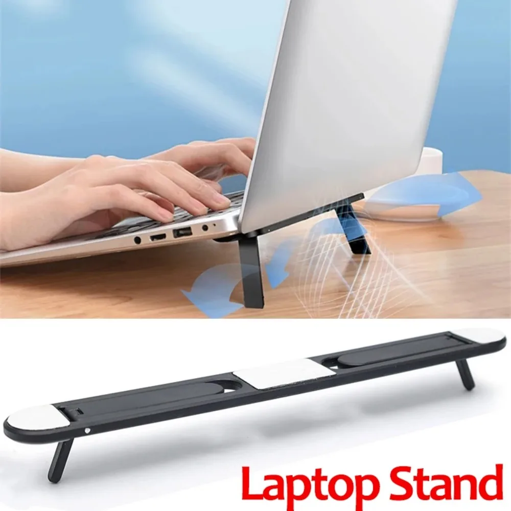 Angle Adjust Holder Folding Laptop Stand Holder Universal Notebook Bracket Adhesive Desktop Laptop Cooling Stand for MacBook Pro