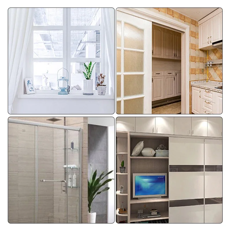 مقابض أبواب فاخرة ذاتية اللصق - 4 قطع من مقابض بيضاوية للأثاث والنوافذ والأدراج. غير قابل للانزلاق وأنيق #5