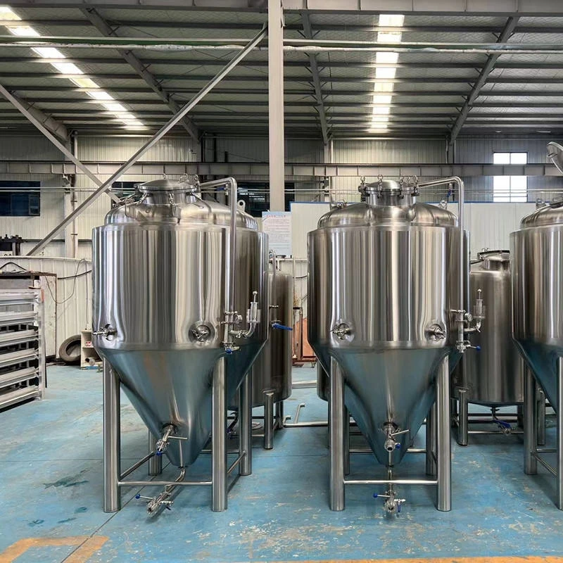 High Efficiency 1000 Liter Beer Fermentation Tank Industry Hot Selling Vertical Beer Brewing Equipment