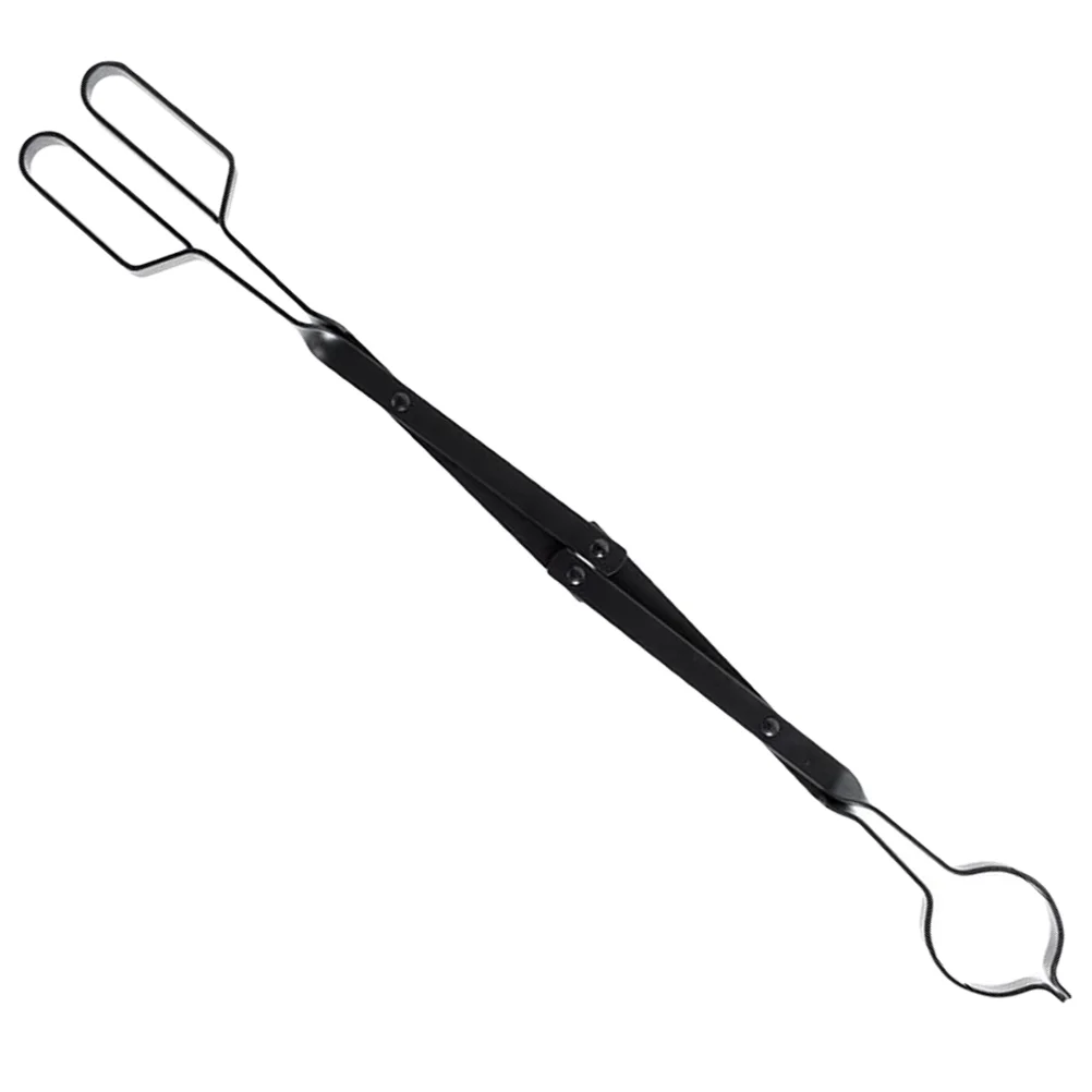 แหนบคีมดับเพลิงเตาผิงพับทนไฟ Claw Gripper ในร่มและกลางแจ้งเครื่องมือแบบพกพา Logs เหล็กฟืนสําหรับ