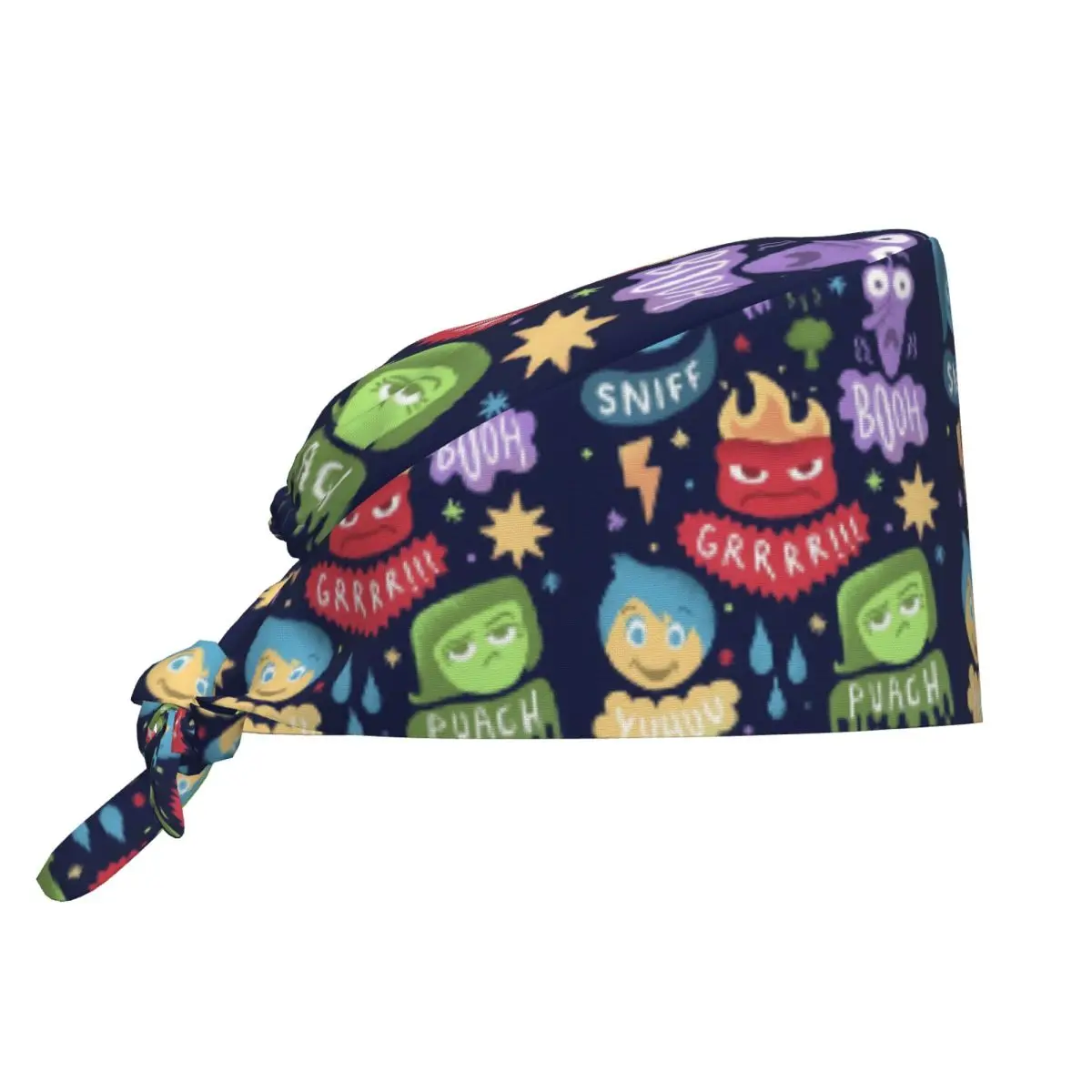 Custom I-Inside O-Out Medical Staff Scrubs Hat Men Women Colourful Mind Doctor Nursing Surgical Cap Scrub Caps