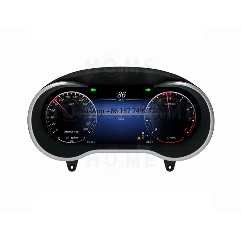 

Dashboard Speed Meter Virtual Cockpit Digital Cluster for . . C W205 GLC X205 2015-2019 Car LCD Screen