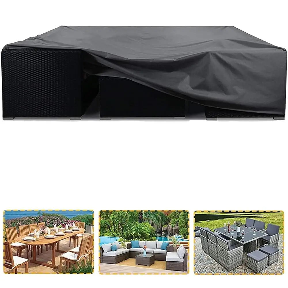 

Uv-Proof Waterproof Furniture Patio Cover 140L X 70W X 30H Breathable Dust Proof Sofa Table Chair Storage Bar High Chair Color
