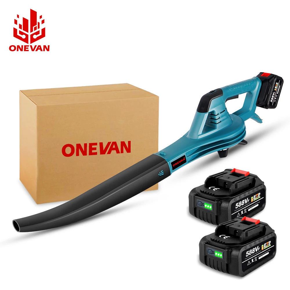 ONEVAN 4500W High Power Electric Air Blower 46000RPM Cordless Leaf Snow Dust Blower Home Power Tool For Makita 18V Battery