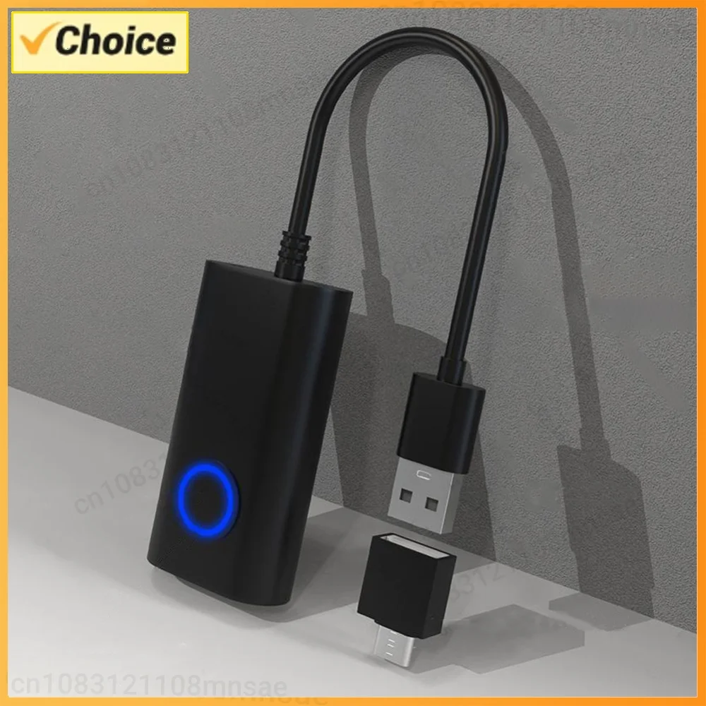 2 in 1 Mouse Wiggler Shaker USB Type-C Mouse Jiggler with ON/OFF Switch Drive Free Automatic Mouse Shaker for Computer Awakening