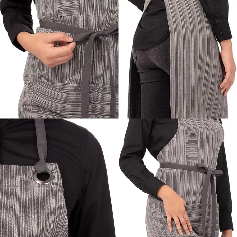 

Unisex Chef's Brooklyn Style Bib Apron by Chef Works