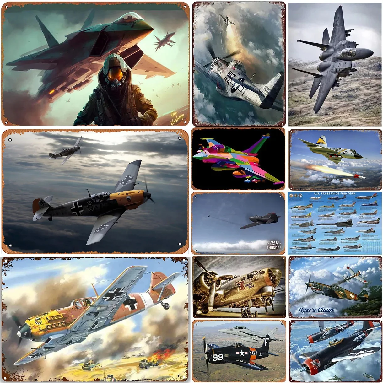 1Pc Vintage Fight P…