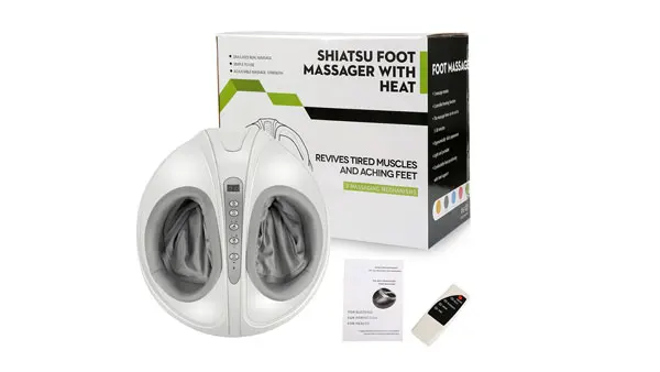 Nuovi prodotti Massaggiatore per piedi alla caviglia con controllo del tempo Massaggiatore per piedi Shiatsu con riscaldamento