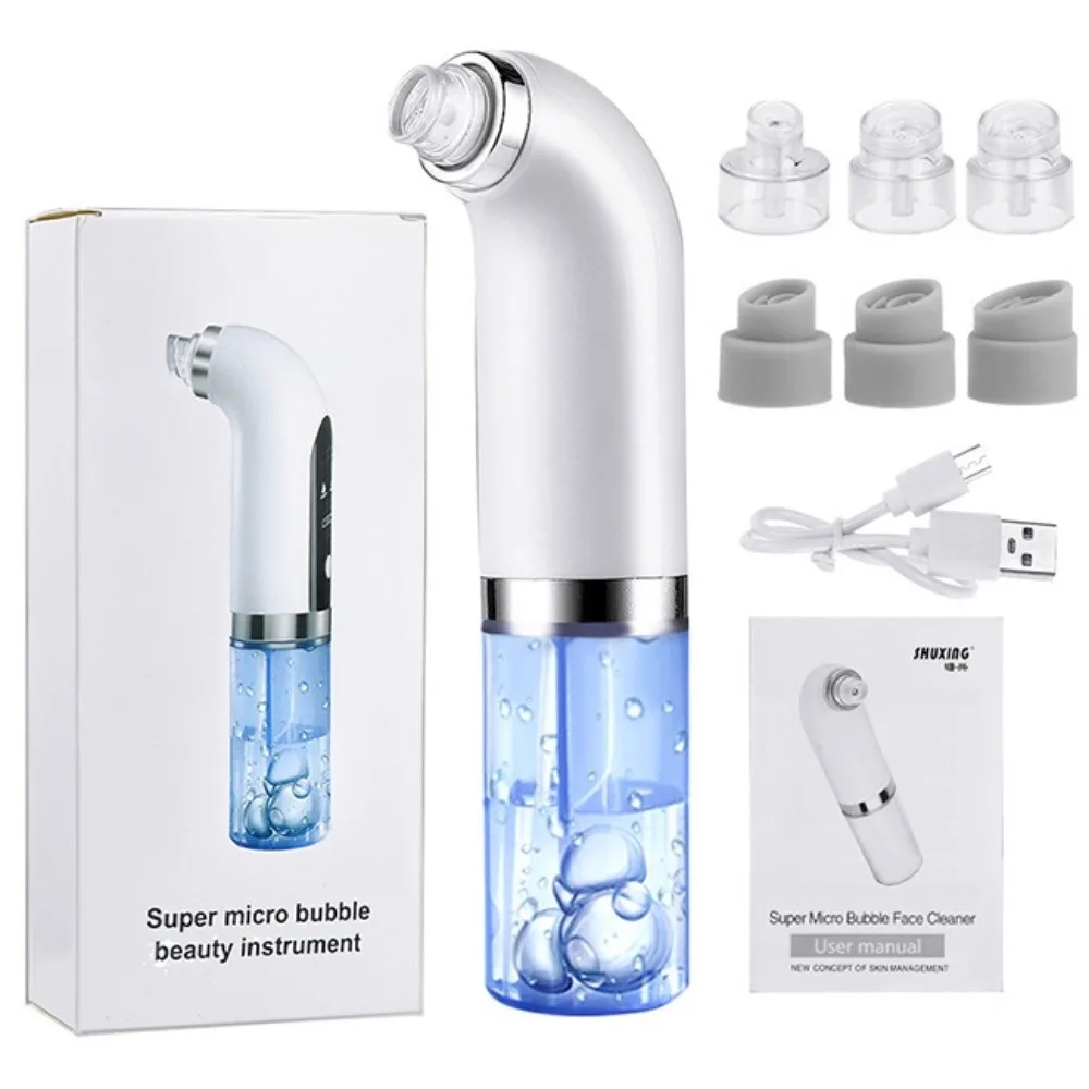 Elektrische mee-eterverwijderaar Diepe reiniging Kleine bubbel Gezichtsneusreiniger USB Oplaadbare Acne-reiniger Porievacuüm Home Spa
