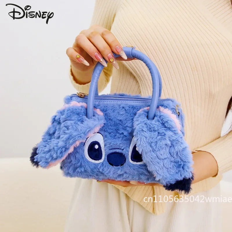 ديزني 2026 جديد الفتيات حقيبة يد موضة عالية الجودة الفتيات الهاتف المحمول حقيبة التخزين الكرتون متعددة الوظائف تخزين حقيبة كروسبودي #4