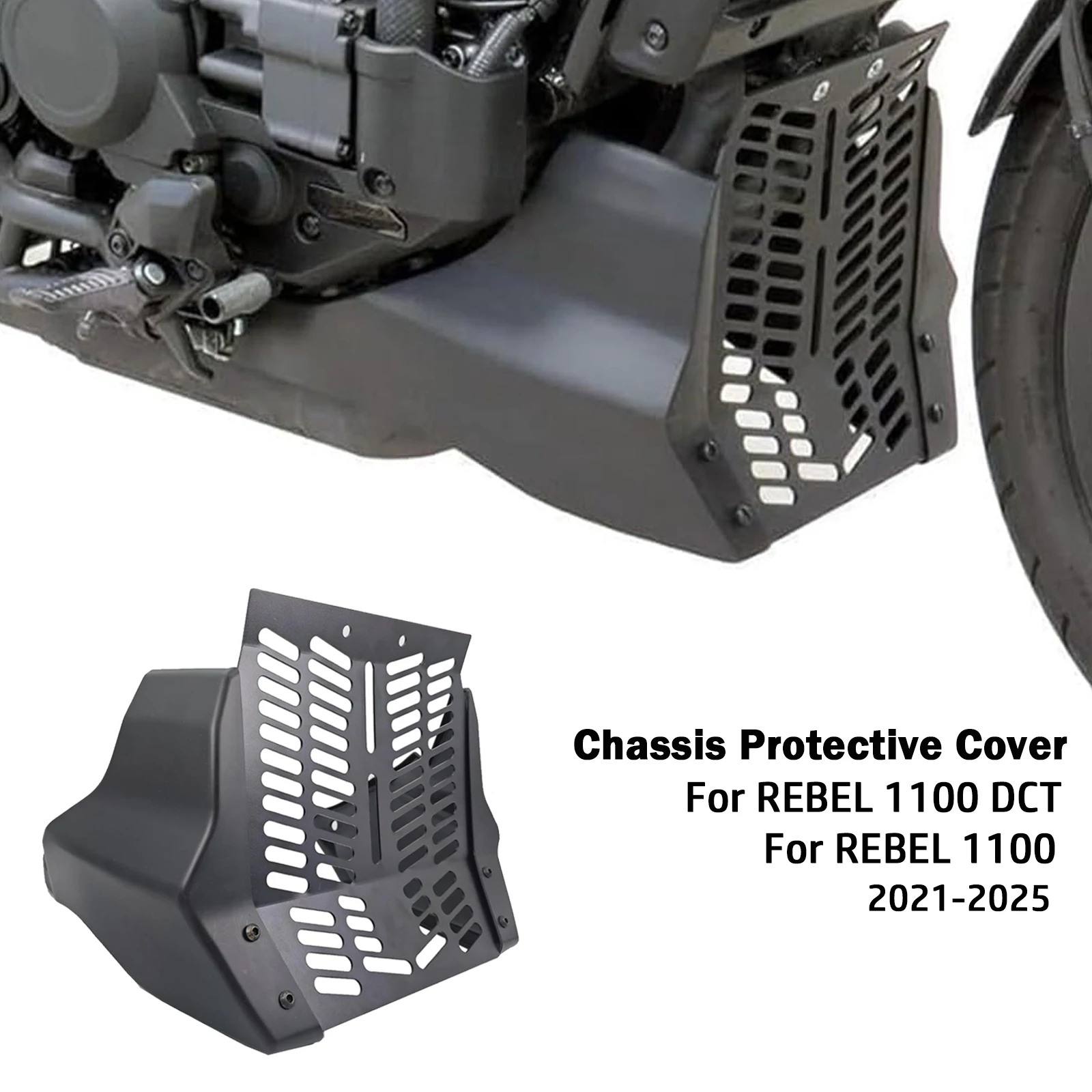 

Защитная защита шасси двигателя, нижний кожух, нижняя крышка корпуса диффузора REBEL 1100 DCT REBEL 1100 2021-2024 2025