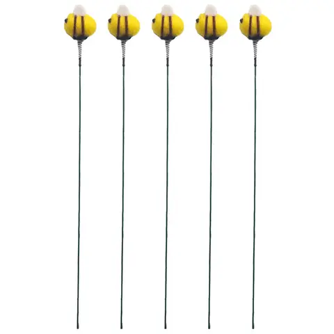 외부 장식 스테이크에 대 한 5 Pcs 스틱 꿀벌 트레이 장식 정원 북유럽 야외 마당 장식 부직포 작은