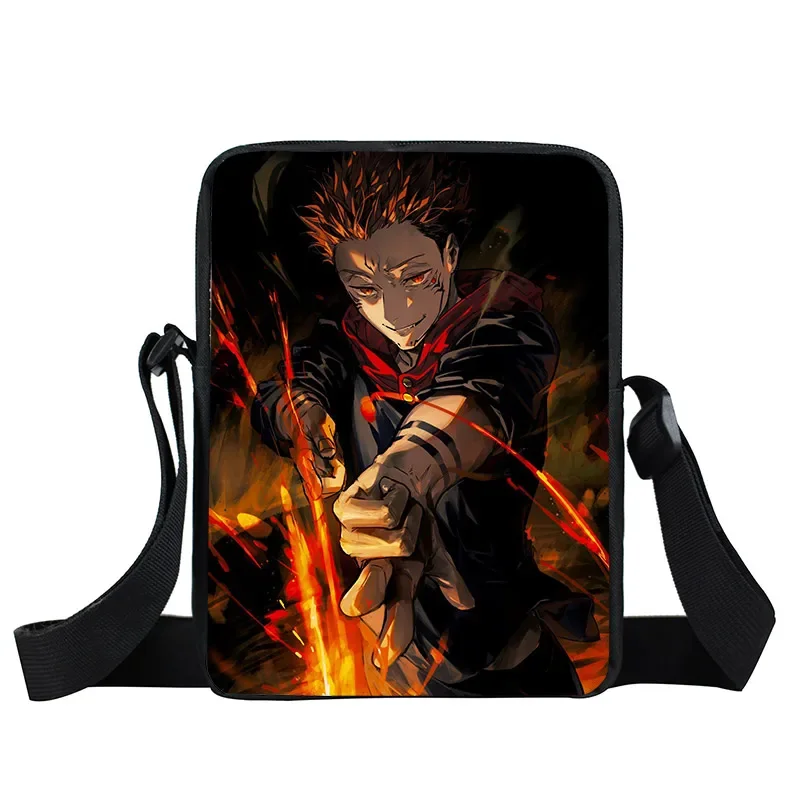 Japanese Anime Jujutsu Kaisen Yuji Itadori Girls Messenger Bag 5t5 Small Shoulder Bag Women Handbag Teenager Crossbody Bags