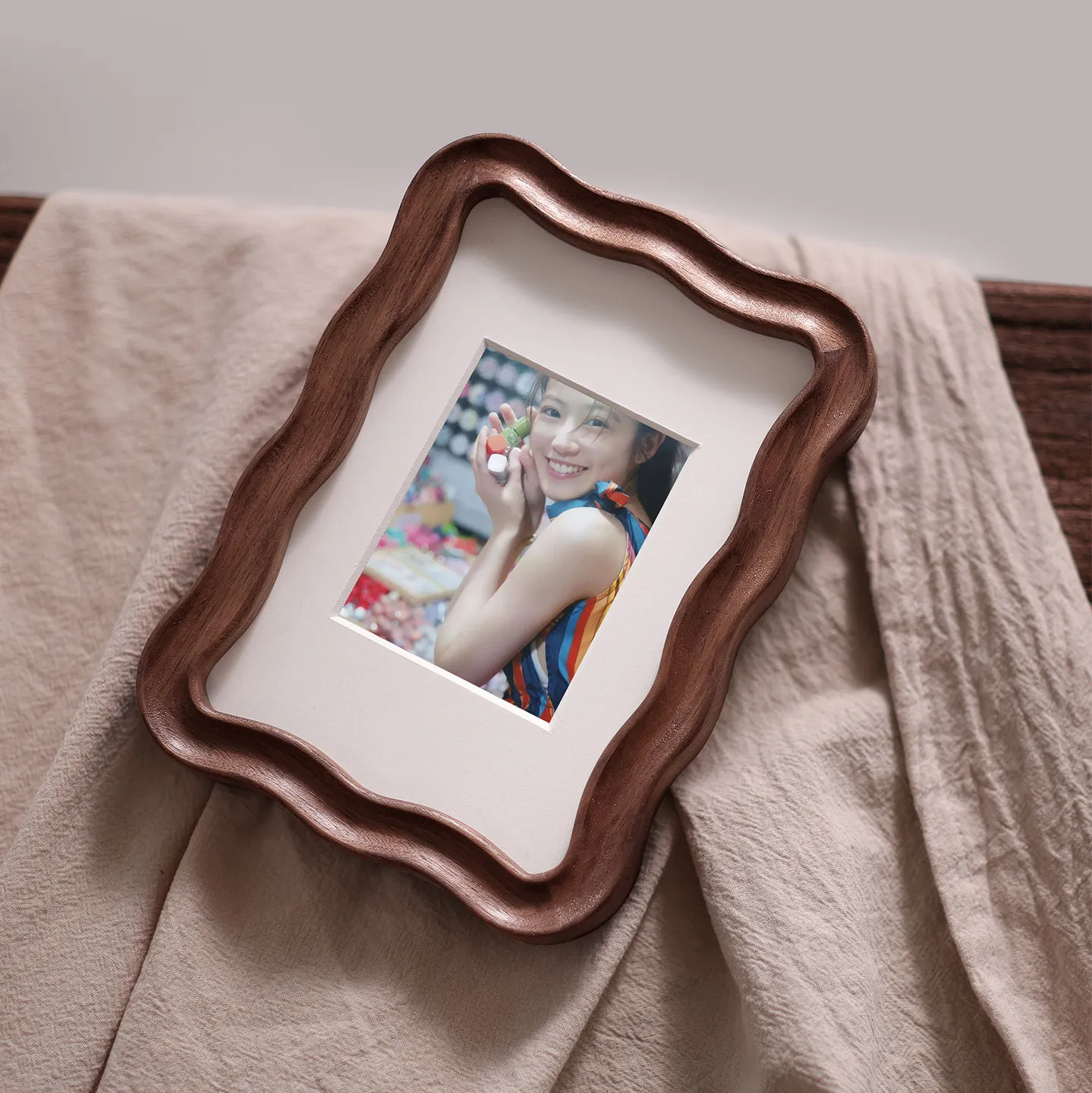 Antique Accessories Wooden Picture Frame Interior Personalized Creative Photo Frame Custom Bild Wohnzimmer Home Decorations
