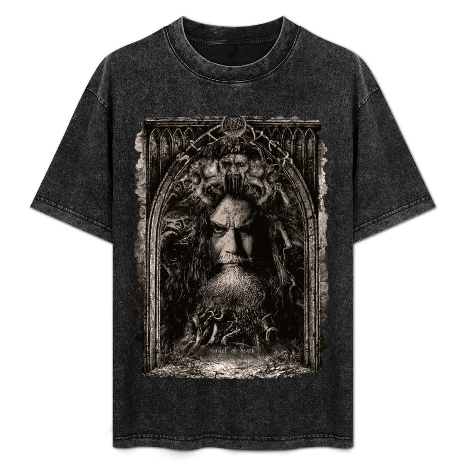 Slayer - Angel of Death - Tom Araya T-Shirt Streetwear Print Tee Shirt