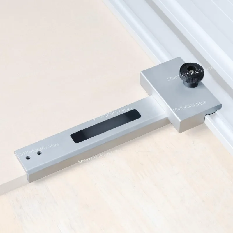 Adjustable Track Saw Rail Square - 90° Right Angle & -60° to 60° Angle Protractor for Woodworking Precision