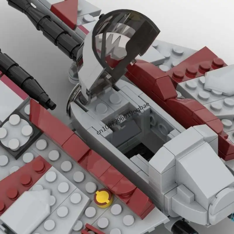 Nowy zestaw 258 elementów, słynny model z filmu o bitwach między gwiazdami, Moc Eta-2 Actis Interceptor, kreatywne pomysły DIY, zabawka dla dzieci, prezent urodzinowy, klocki konstrukcyjne.