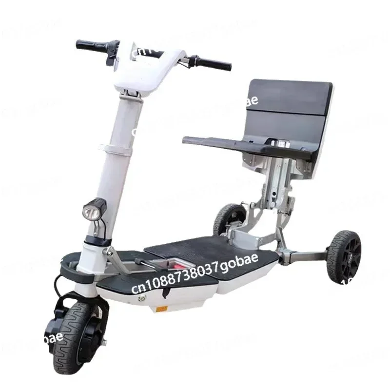 Cross-border Export Remote Control Electric Scooter Folding Electric Vehicle Electric Tricycle By Plane Elderly Scooter