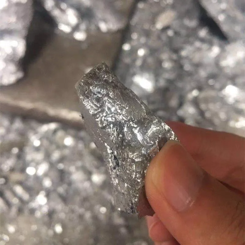 100 g puur chroomblok, zeer zuiver metalen blok