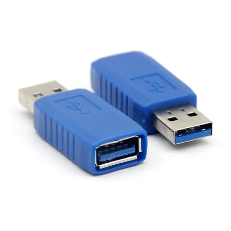 Chuẩn Kết Nối USB 3.0 Mở Rộng Loại Một Nam Đến Nữ Adapter USB3.0 Sáng Đến AF Khớp Nối Bộ Chuyển Đổi Cho Laptop xanh Dương