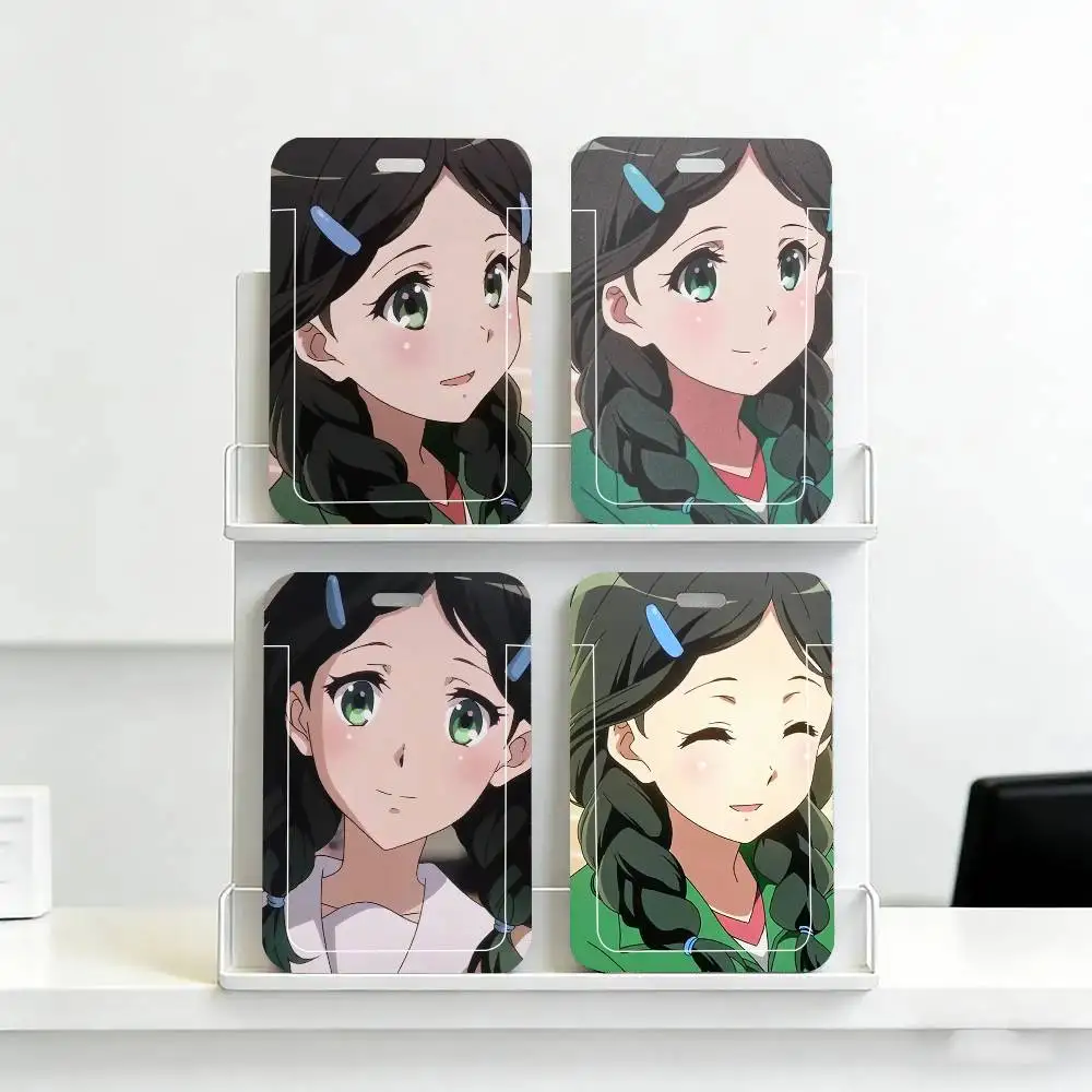 Saitou Aoi Anime Sound Euphonium Black Lanyard Card Holders Student Meal Cards And Campus Ids School