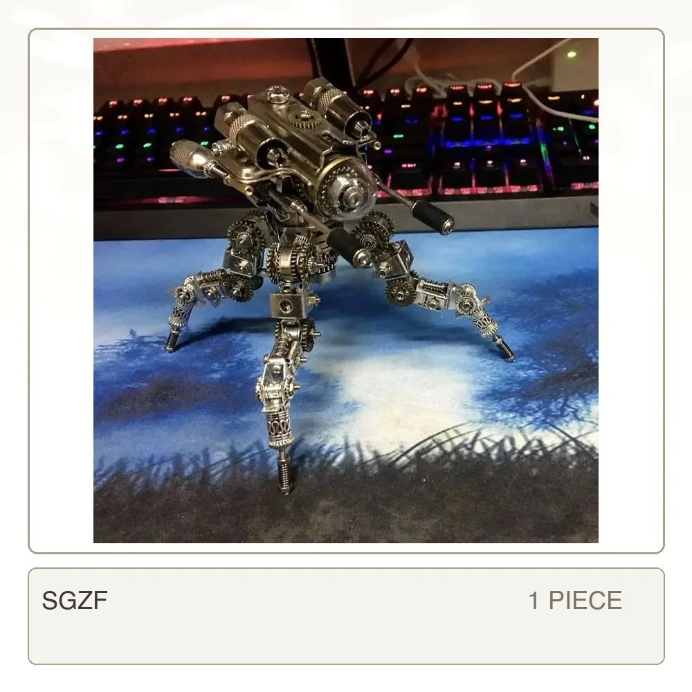 DIY Metal Male Masked Rider Engineering Punk High Quality Rider Difficult Handmade Model Personalized Gift