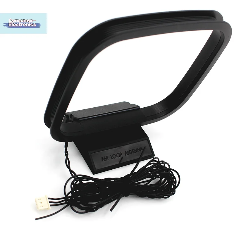 【Indoor AM FM Loop Antenna Aerial 3 Pin Connector For Stereo Audio Receiver】 - view 3