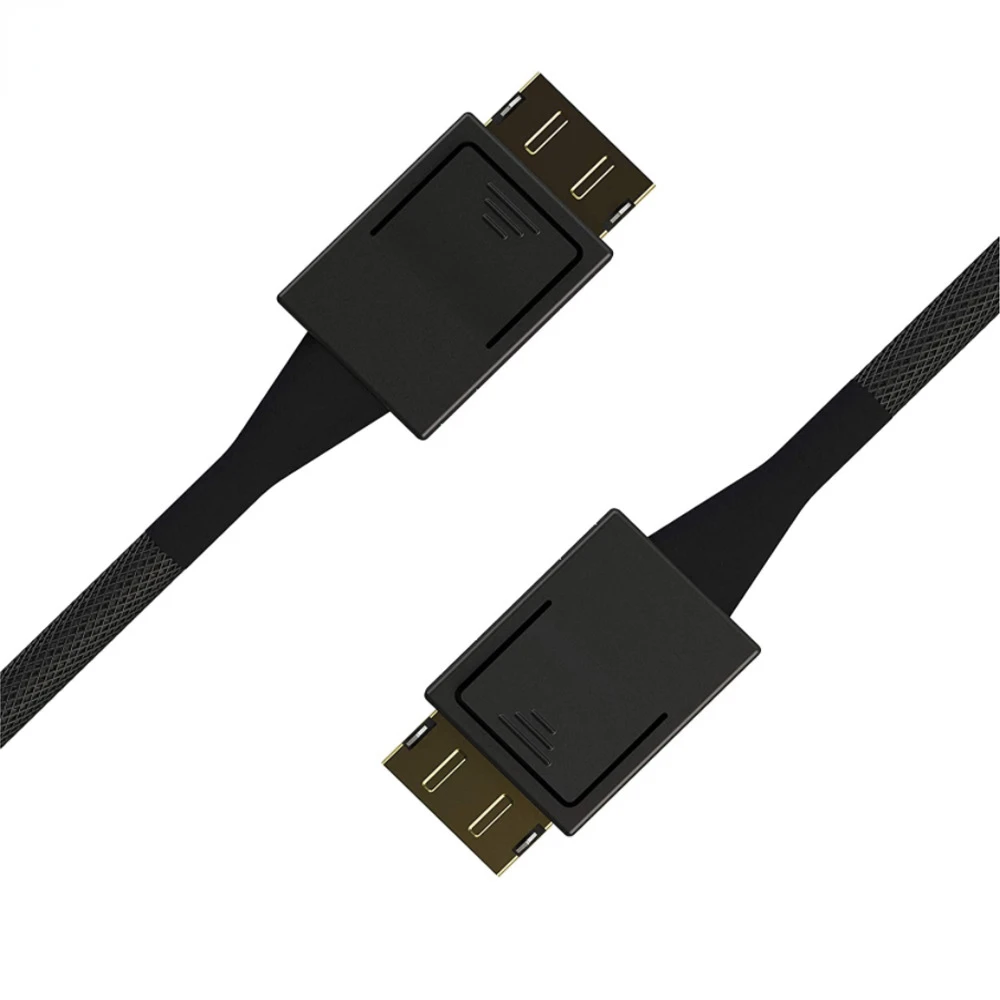 High Speed Transmission Data Active Extension Cable, SFF-8611 4i para SFF-8611 4i SSD, 0,5 1m