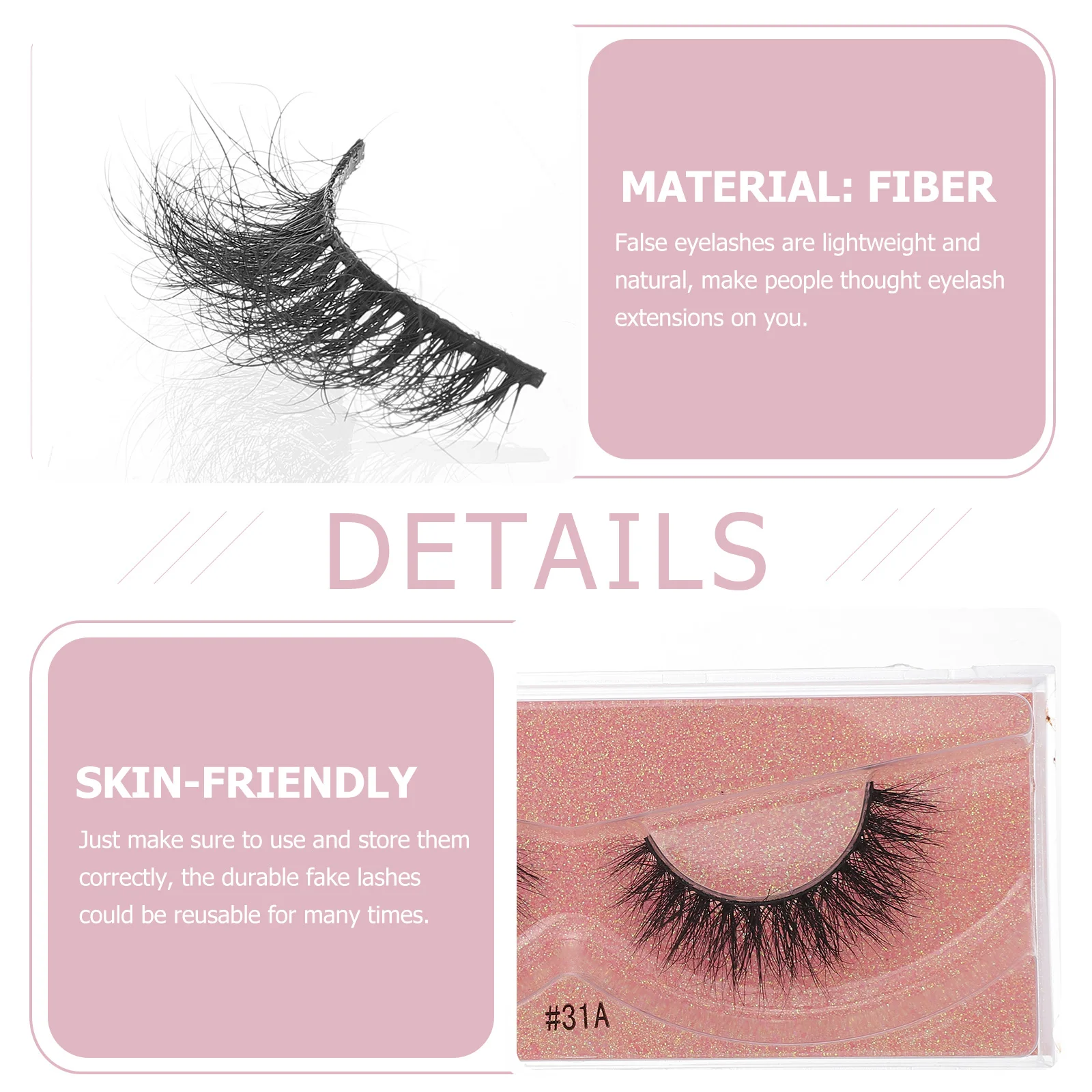 

False Dense Extensions Black Artificial Lash Women Party Fake Lash Safe Eyelash Extensions Premium