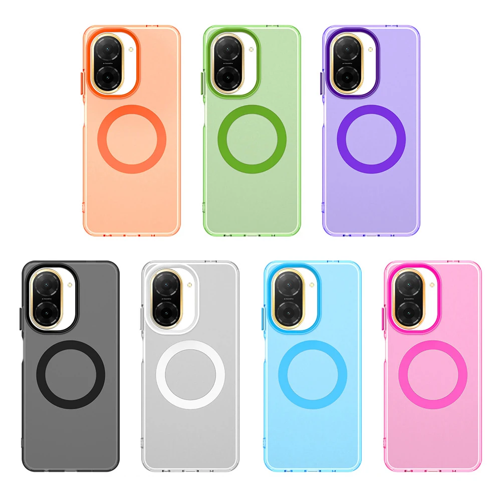 Magsafe Matte Phone Case For Xiaomi Redmi A5 4G Magnetic Wireless Charging For Xiaomi Redmi A5 Shockproof Back Cover