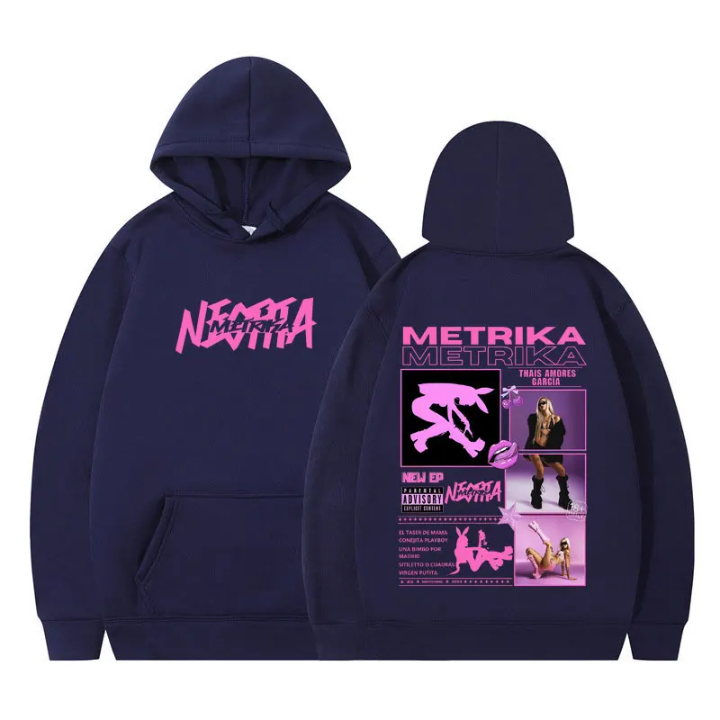 Singer Metrika Album Tour 2026 Hoodie Men Women Aesthetic Trendy Pullover Long-sleeved Loose-fitting Casual Harajuku Tracksuit