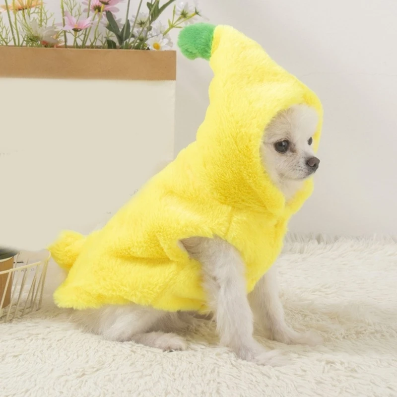 Halloween Dog Banana Costume Masquerades Pet Costume Cats Clothes Dog Photo Suit Dropship