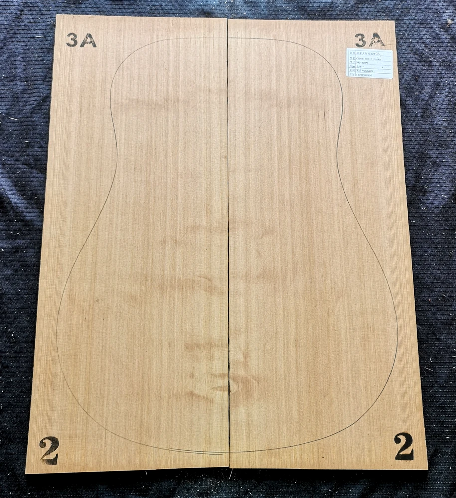 HUATOOL - AAA Classical Acoustic Guitar, Red Cedar Panel, 10 Years Old Material, Guitar Handmade Material Accessories