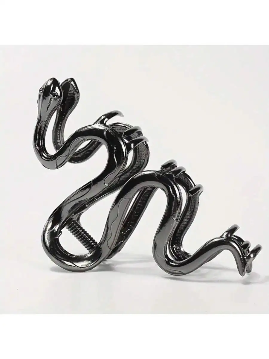 

Gothic Snake Metal Hair Claw Clip Minimalist Style Hair Accessory For Women