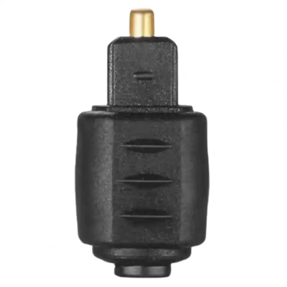 Toslink к Мини оптическому адаптеру Toslink к мини M 3,5 мм Портативный цифровой адаптер четкости звука с круглой головкой К квадратной головке