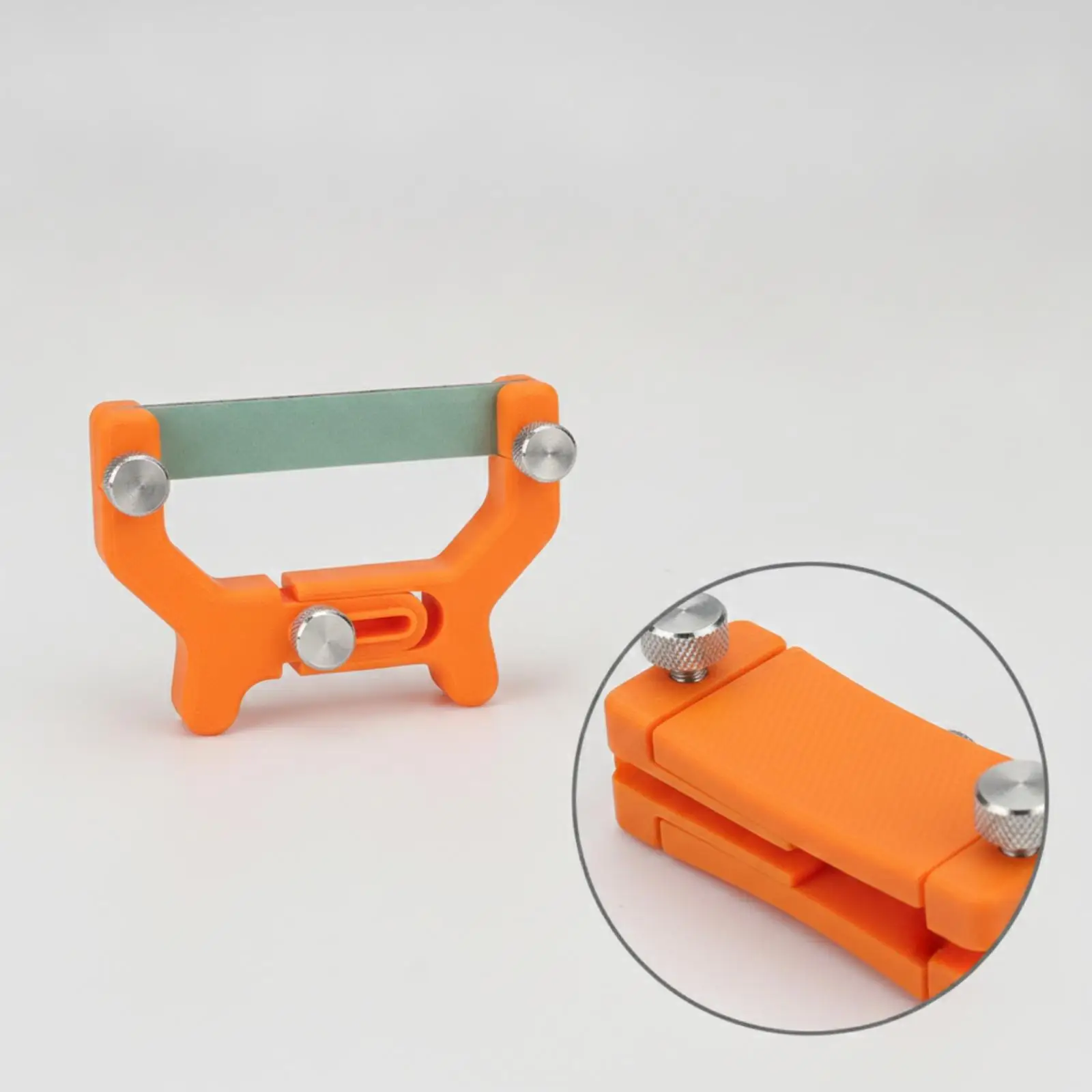 Curved Surface Sander Ergonomic Manual Block Secure Thumb Screw Tensioning Detail Tool for Modelers