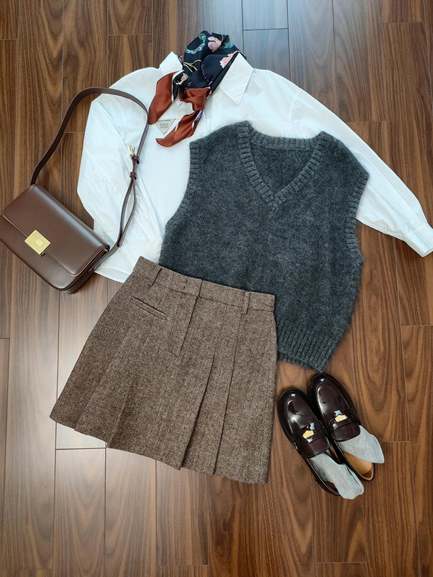 

Pure Color Knitted Vest 2025 Autumn Korean Sle Svel Layered Simple Design Trendy Overhead mat Tank Top