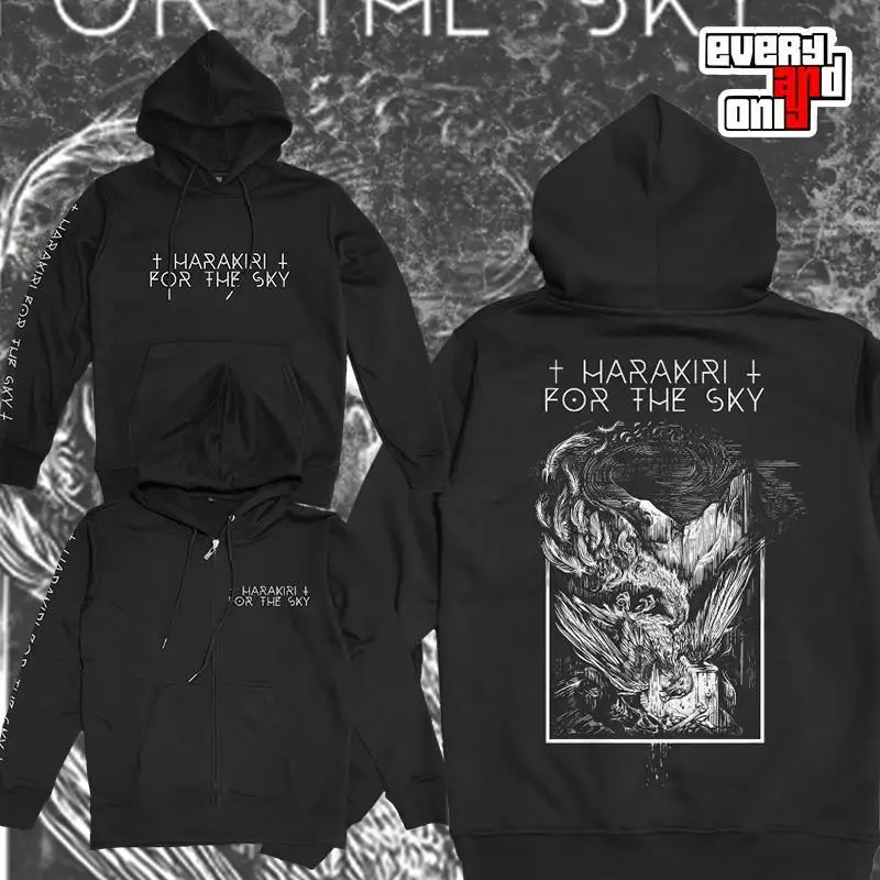 Harakiri for The Sky Black Metal Band Niche Dark Atmosphere Men's and Women's Jackets Hoodies Sweatshirts