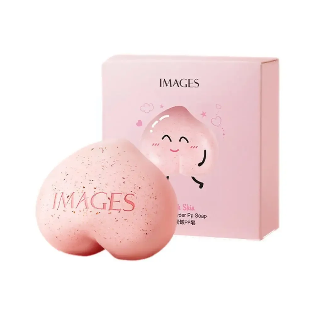 90g pulizia femminile privata Dropshiping mano gamba glutei sapone sbiancante rosa pesca sapone fatto a mano parte lavaggio viso intimo