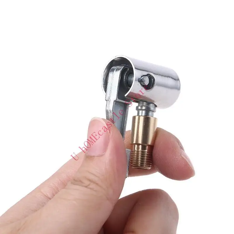63HF Portable Stainless Steel and Copper Air Chucks Air Inflation Accessories Fit for Car Bike Truck Motorcycles