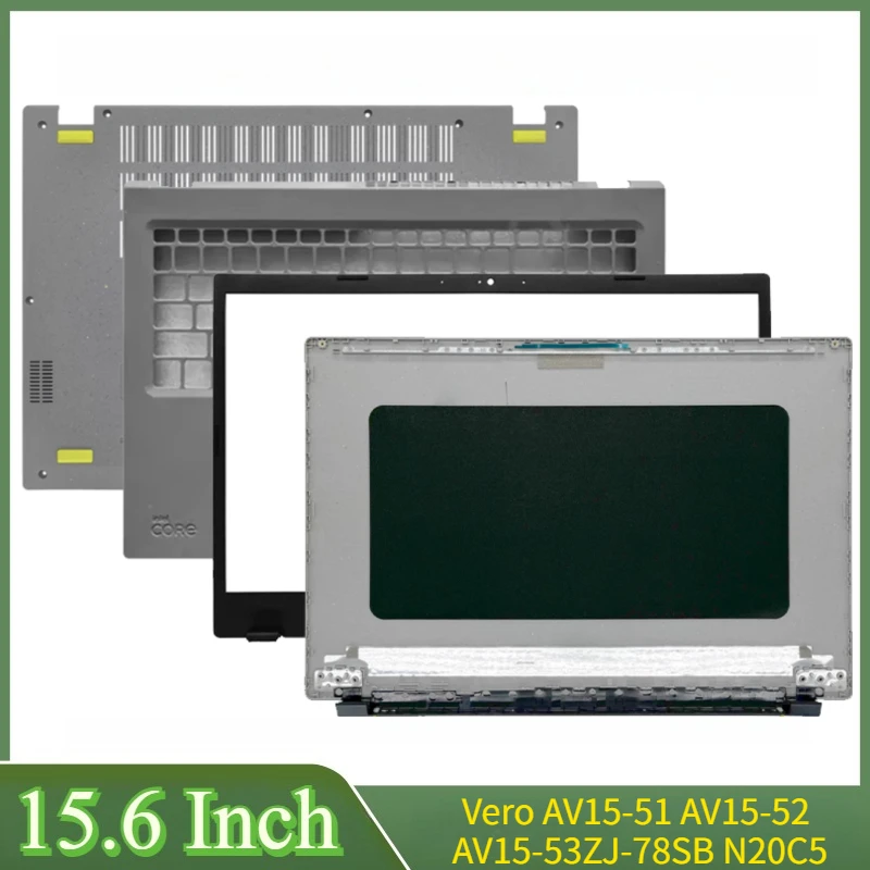 

15,6 "замена крышки для Vero AV15-51 AV15-52 AV15-53ZJ-78SB N20C5 ноутбука ЖК-задняя крышка передняя панель верхняя крышка нижняя часть корпуса
