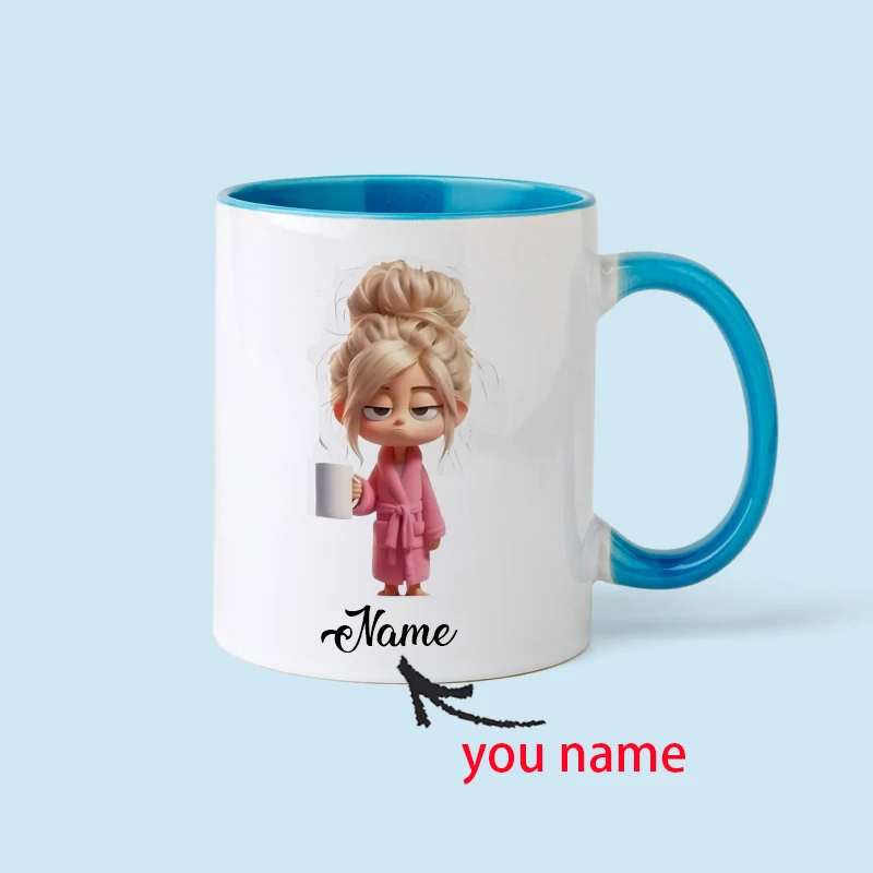 Customized ceramic mug (1 pc) featuring a 