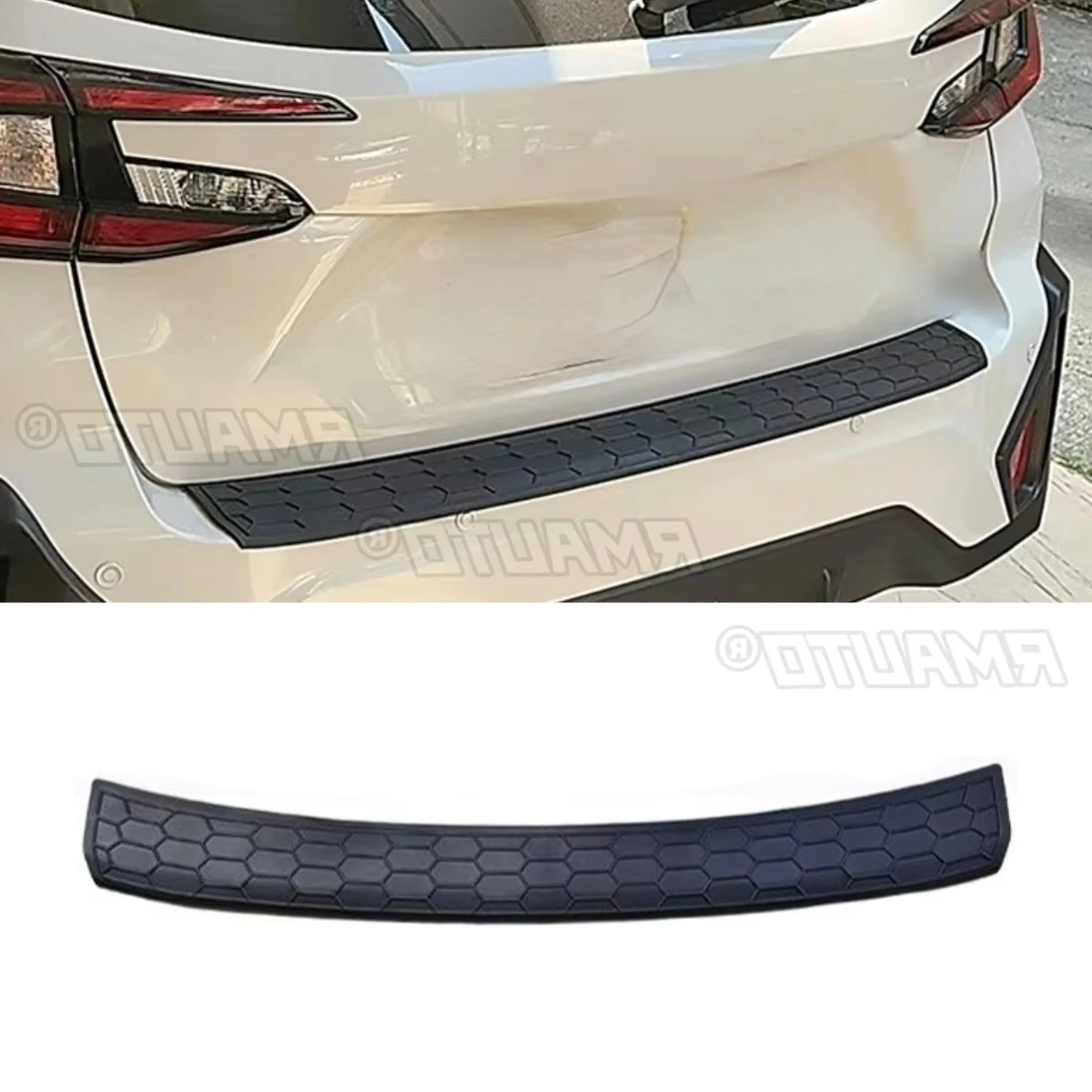 

Оригинальная заводская задняя защитная пластина из смолы, внешний бампер, педаль, задняя защитная пластина багажника для Subaru CROSSTREK 2024-2025, комплект кузова