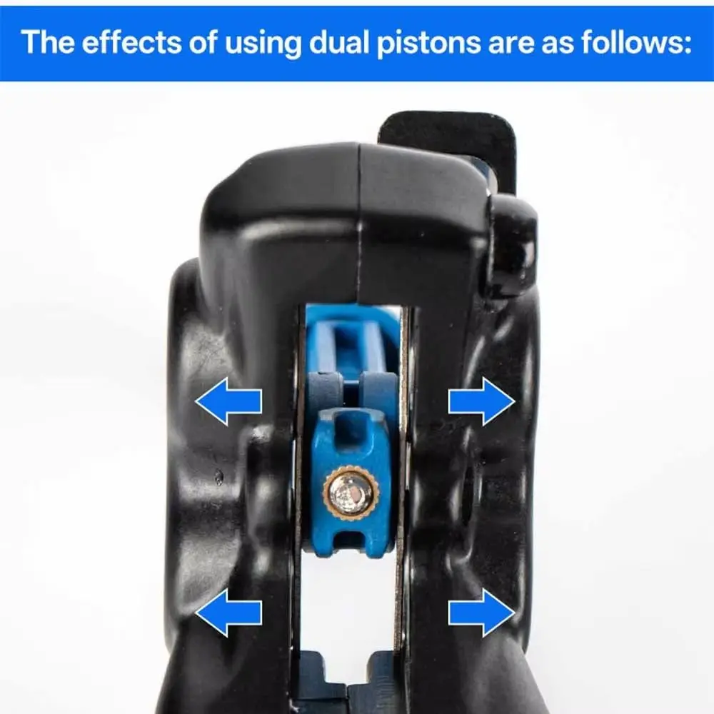 Non-destructive Bicycle Brake Piston Resetter 360° Rotatable Wear-Resistant Brake Caliper Reset Tool Bike Maintenance