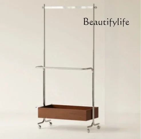 

44Hanging hanger floor-to-ceiling bedroom room modern indoor vertical simple movable clothing rack