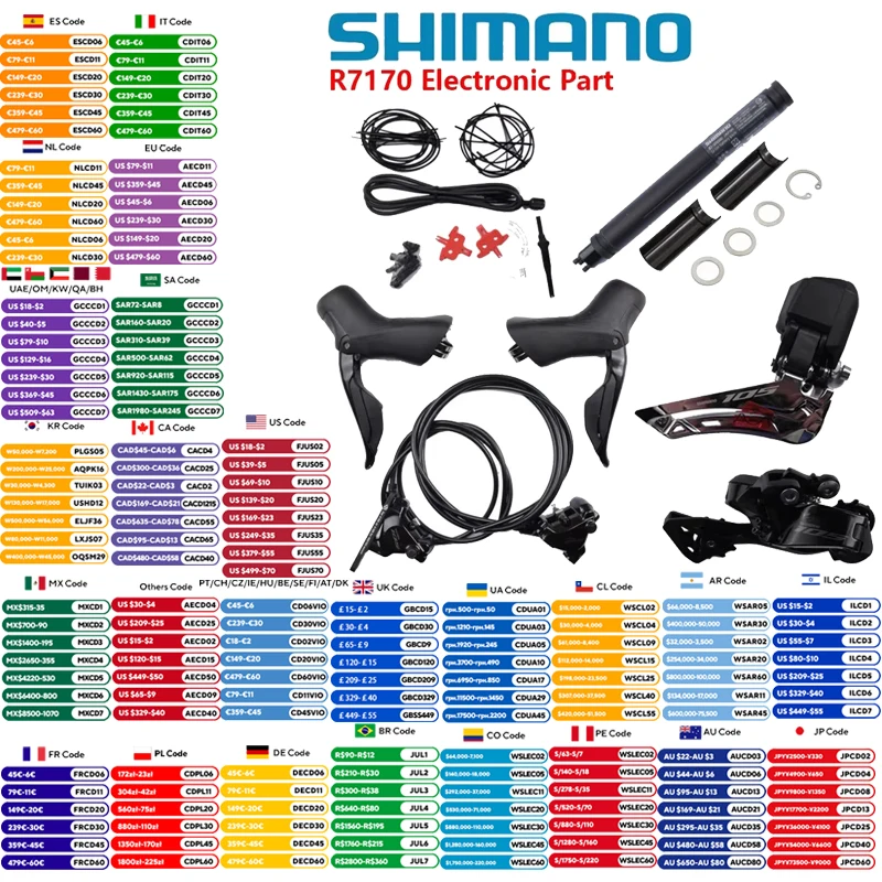 hydraulic disc groupset shimano 105 2x11 groupset