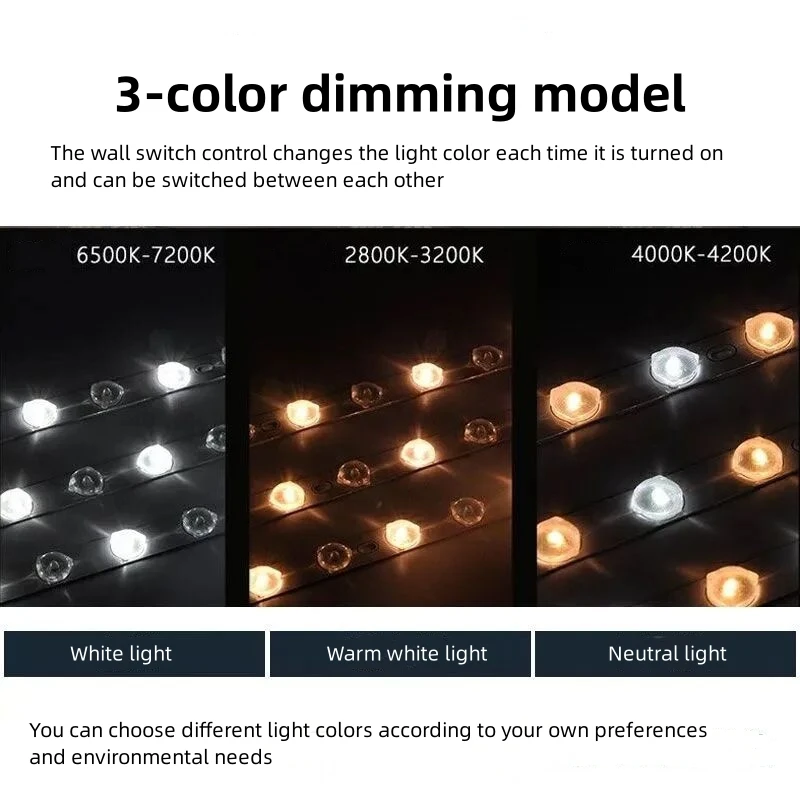 Pannello LED da 30 cm 80-220V Sostituzione plafoniera Modulo LED Quadrato 80W Kit scheda luce retrofit LED per plafoniere