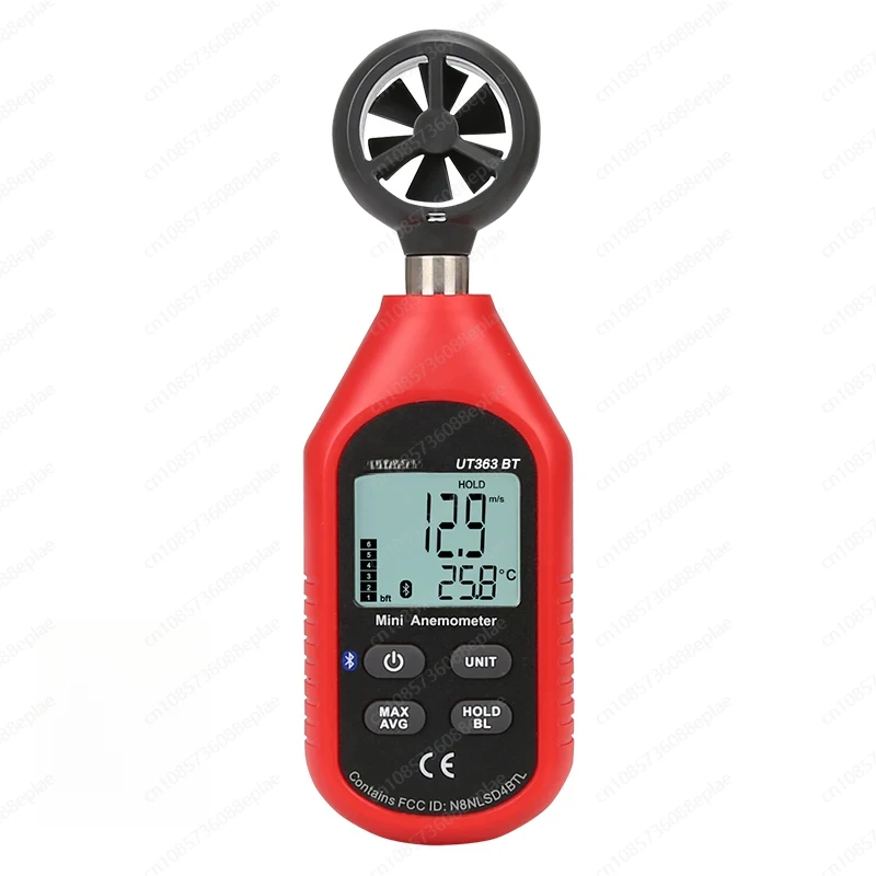 UT363 Handheld Anemometer Digital UT363BT Wind Speed Measurement Temperature Tester LCD Display Air Flow Speed Wind Meter